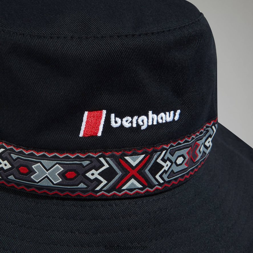 aztekisk bøttehatt Berghaus kvinner svart F262D6283 hodeplagg