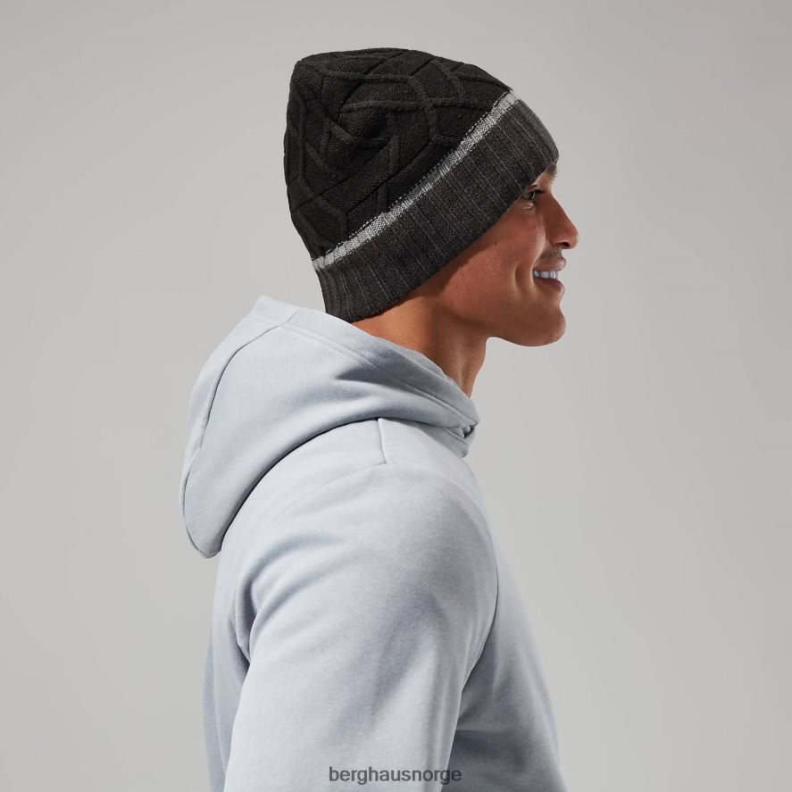 bekjenne beanie Berghaus unisex svart/grå F262D6287 hodeplagg