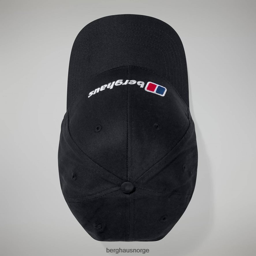 hette for logogjenkjenning Berghaus unisex svart F262D6272 hodeplagg