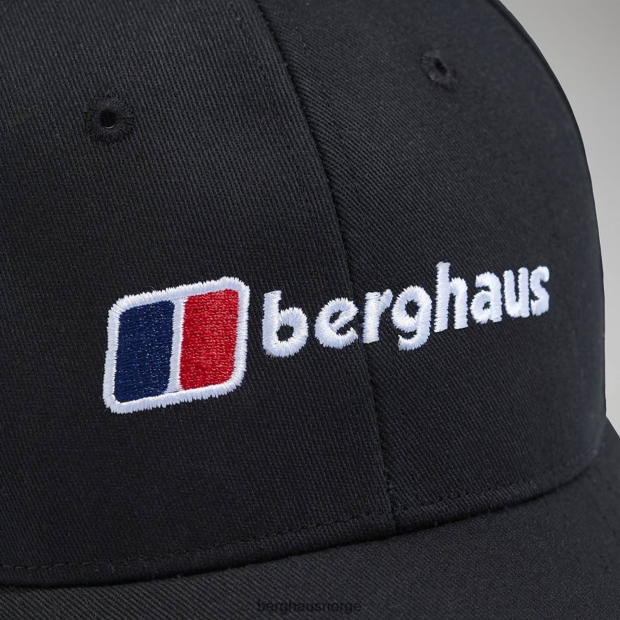 hette for logogjenkjenning Berghaus unisex svart F262D6272 hodeplagg