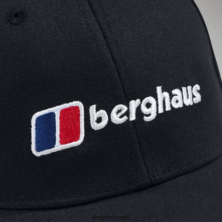 hette for logogjenkjenning Berghaus unisex svart F262D6272 hodeplagg