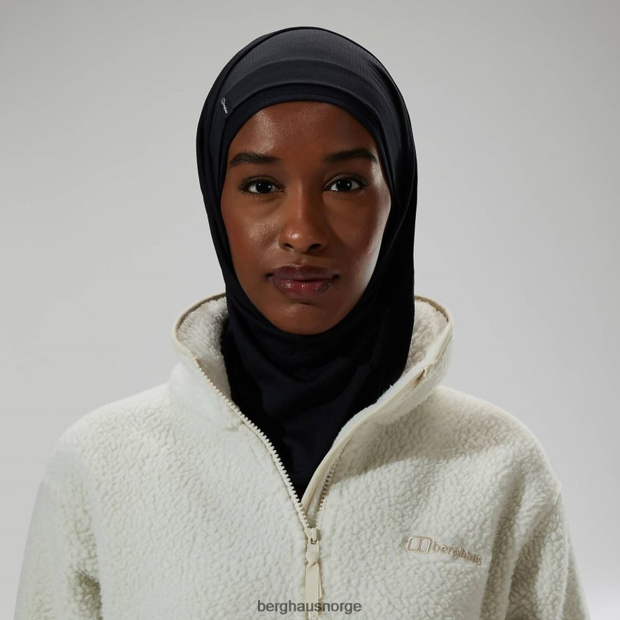 hijab Berghaus kvinner svart F262D6302 hodeplagg