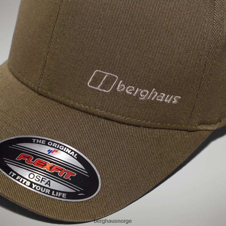 inflection flexifit cap Berghaus unisex mørk grønn F262D6279 hodeplagg