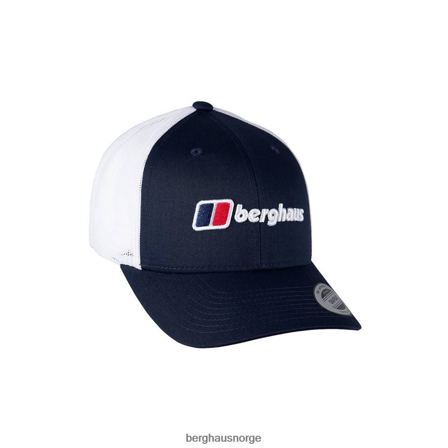 trucker cap med logogjenkjenning Berghaus unisex mørke blå F262D6285 hodeplagg