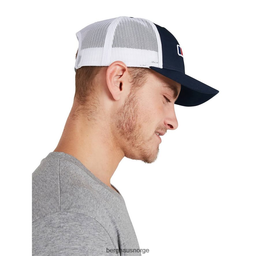 trucker cap med logogjenkjenning Berghaus unisex mørke blå F262D6285 hodeplagg