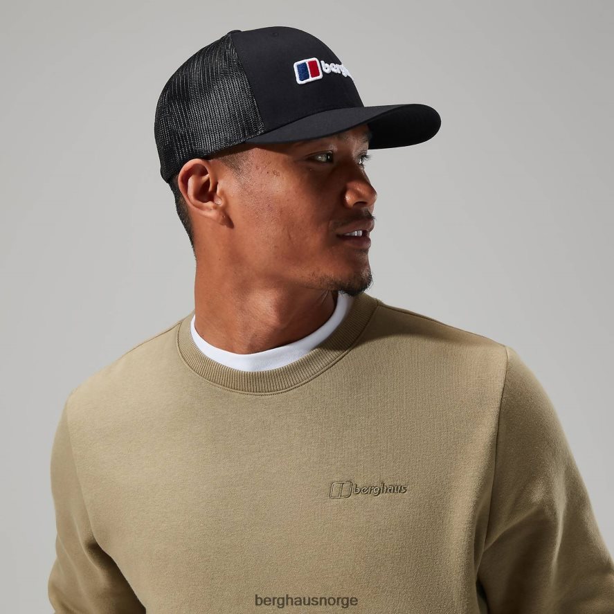 trucker cap med logogjenkjenning Berghaus unisex svart F262D6274 hodeplagg