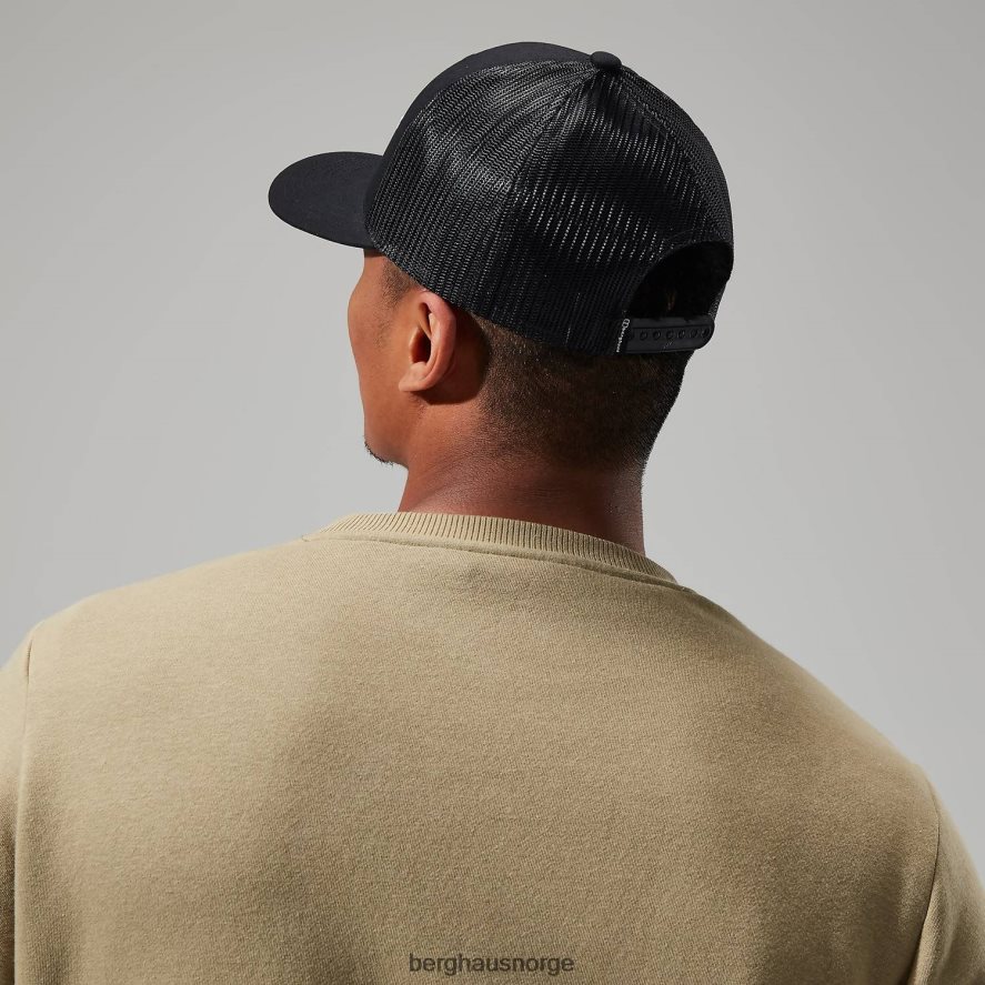 trucker cap med logogjenkjenning Berghaus unisex svart F262D6274 hodeplagg