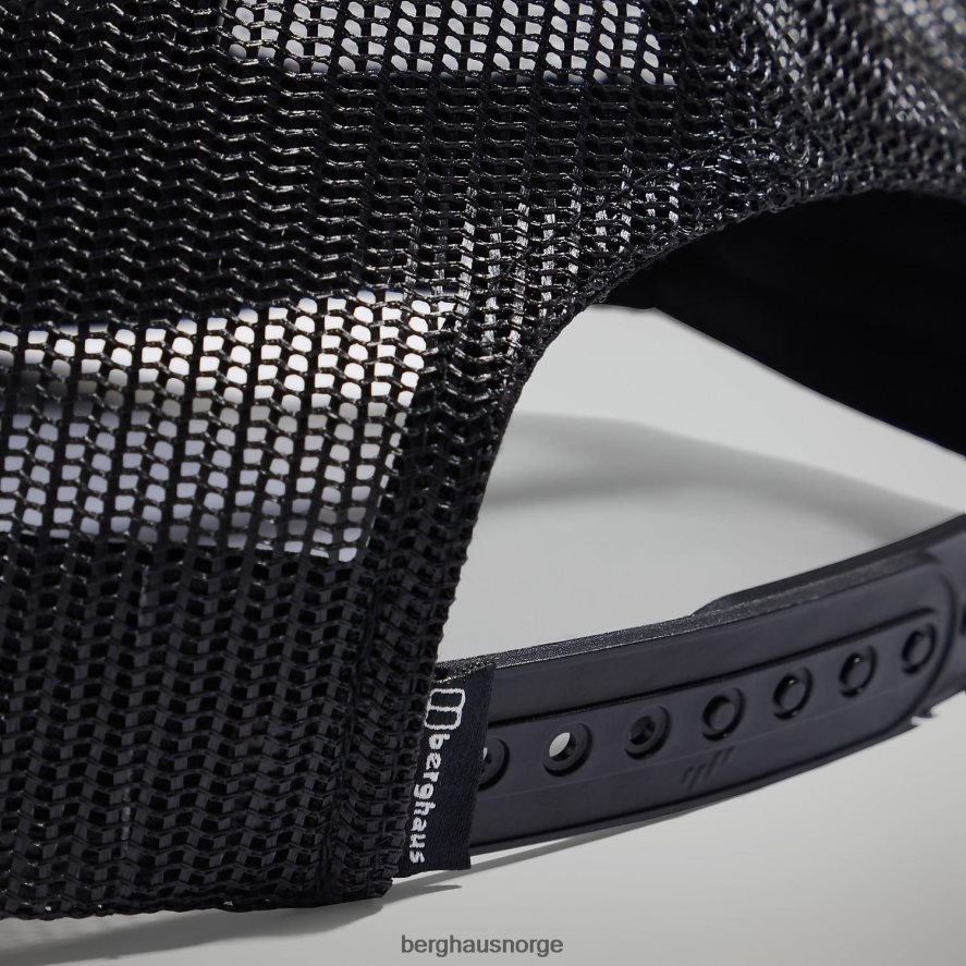 trucker cap med logogjenkjenning Berghaus unisex svart F262D6274 hodeplagg