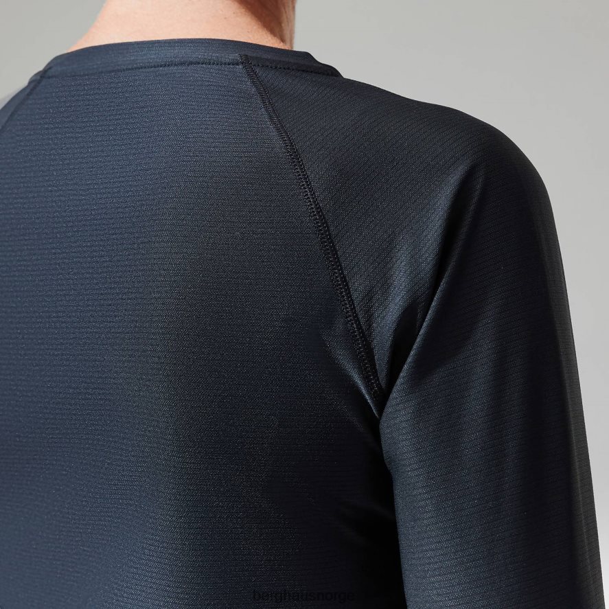 24/7 langermet crew baselag Berghaus kvinner svart F262D6501 klær