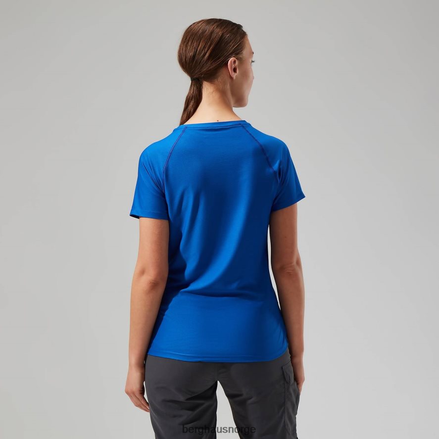 24/7 tech super stretch crew-t-skjorte Berghaus kvinner blå F262D6509 klær
