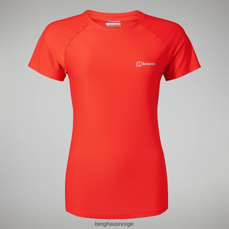 24/7 tech super stretch crew-t-skjorte Berghaus kvinner oransje F262D6508 klær