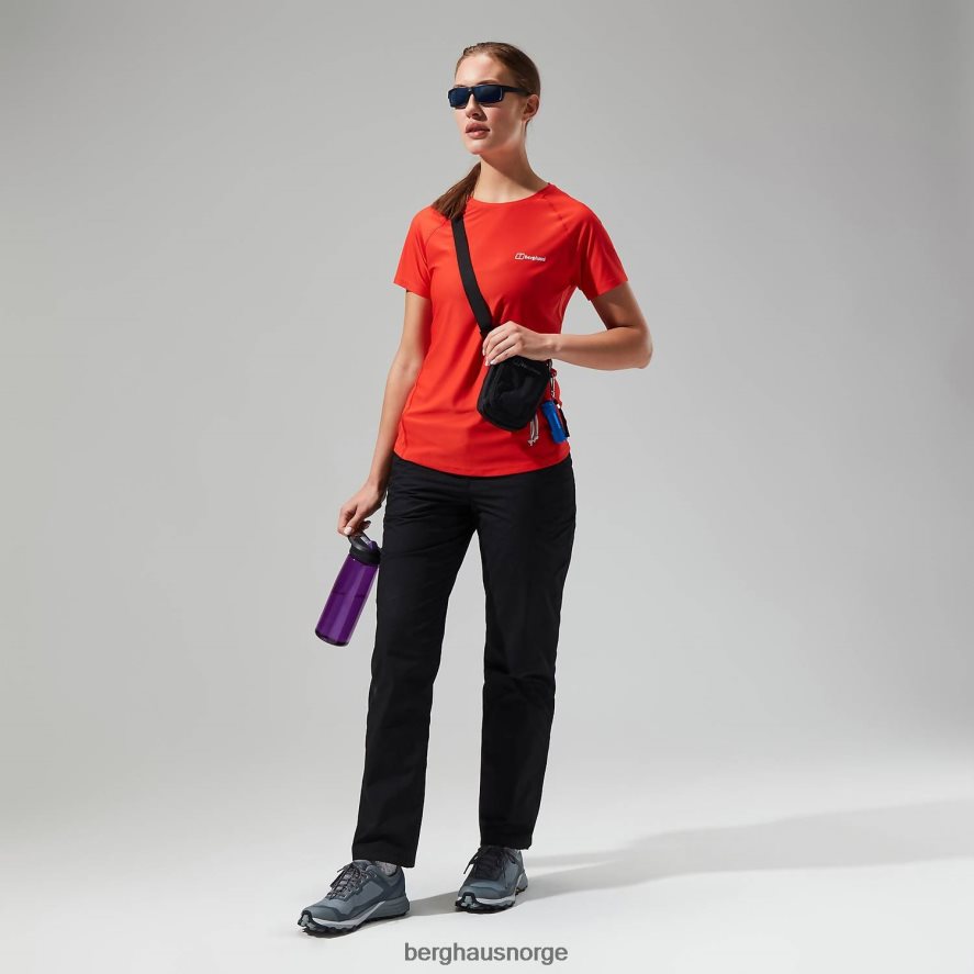 24/7 tech super stretch crew-t-skjorte Berghaus kvinner oransje F262D6508 klær