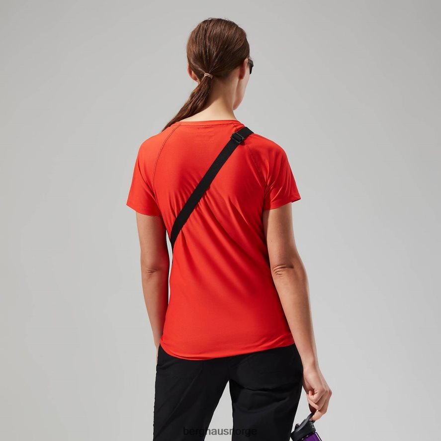 24/7 tech super stretch crew-t-skjorte Berghaus kvinner oransje F262D6508 klær