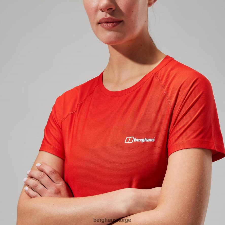 24/7 tech super stretch crew-t-skjorte Berghaus kvinner oransje F262D6508 klær