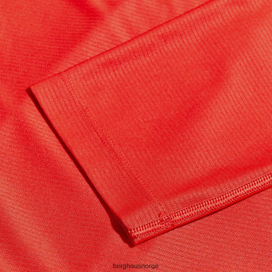 24/7 tech tee langermet halv glidelås Berghaus kvinner oransje F262D6525 klær