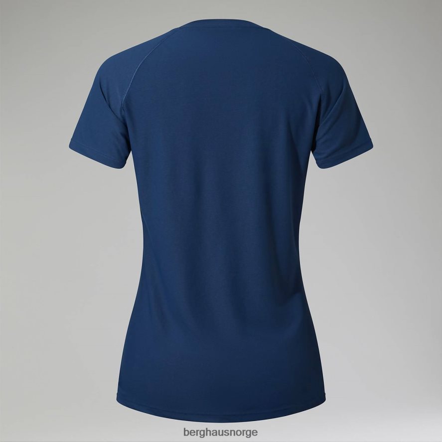 24/7 tech tee super stretch crew Berghaus kvinner mørke blå F262D6506 klær