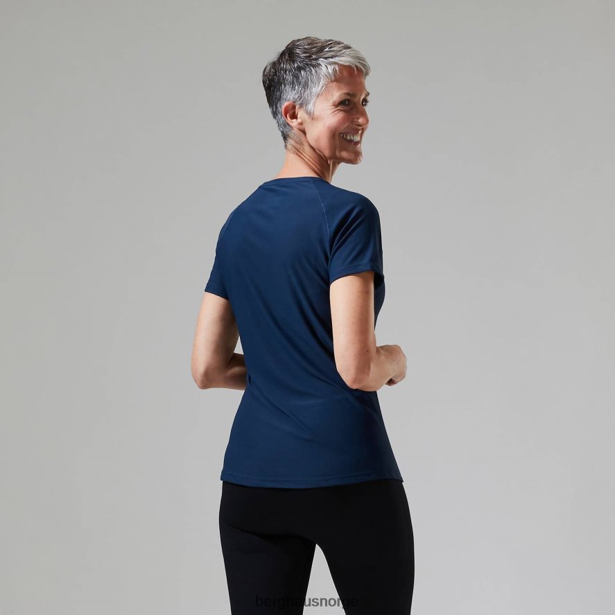 24/7 tech tee super stretch crew Berghaus kvinner mørke blå F262D6506 klær