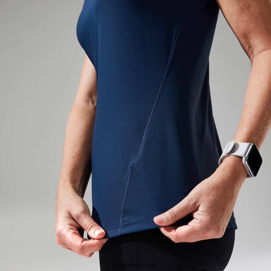 24/7 tech tee super stretch crew Berghaus kvinner mørke blå F262D6506 klær