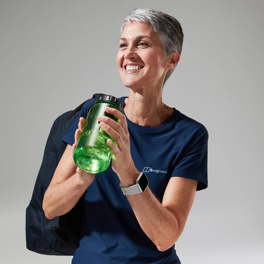 24/7 tech tee super stretch crew Berghaus kvinner mørke blå F262D6506 klær