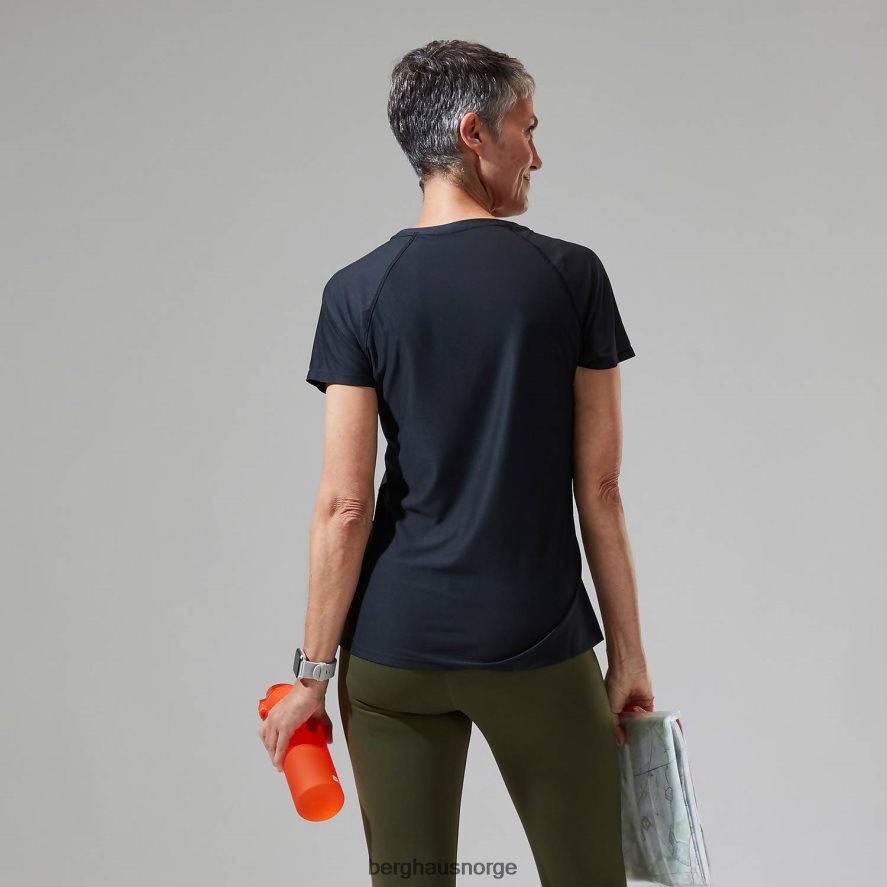 24/7 tech tee super stretch crew Berghaus kvinner svart F262D6507 klær