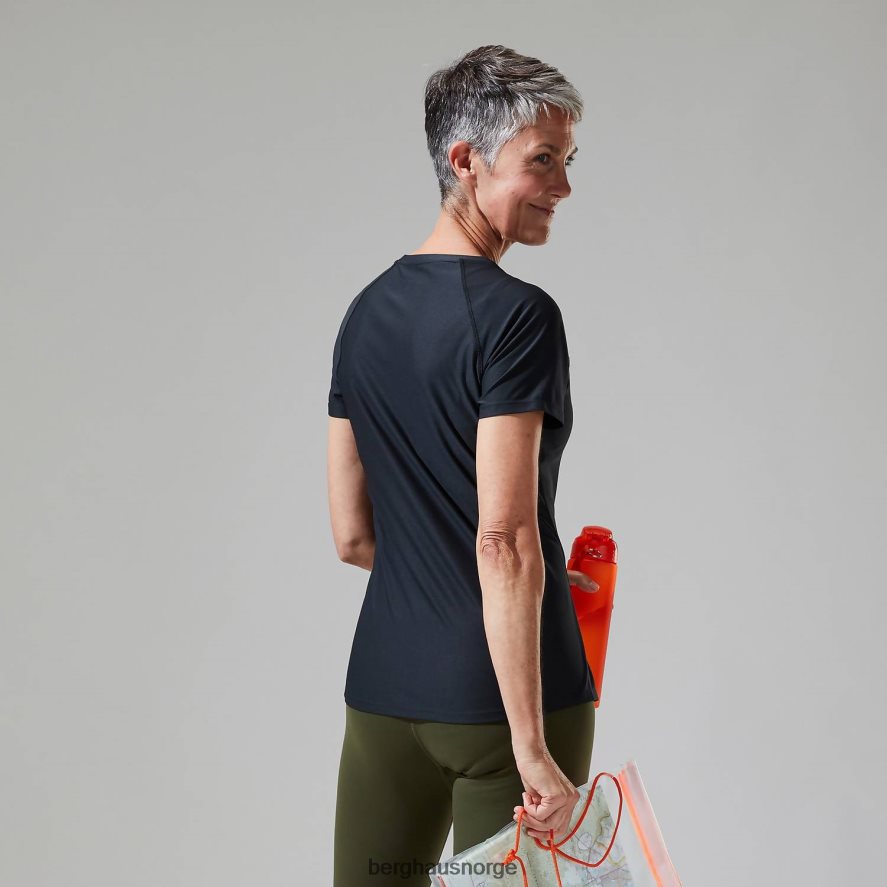 24/7 tech tee super stretch crew Berghaus kvinner svart F262D6507 klær