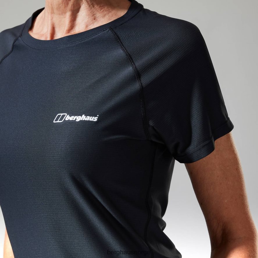 24/7 tech tee super stretch crew Berghaus kvinner svart F262D6507 klær