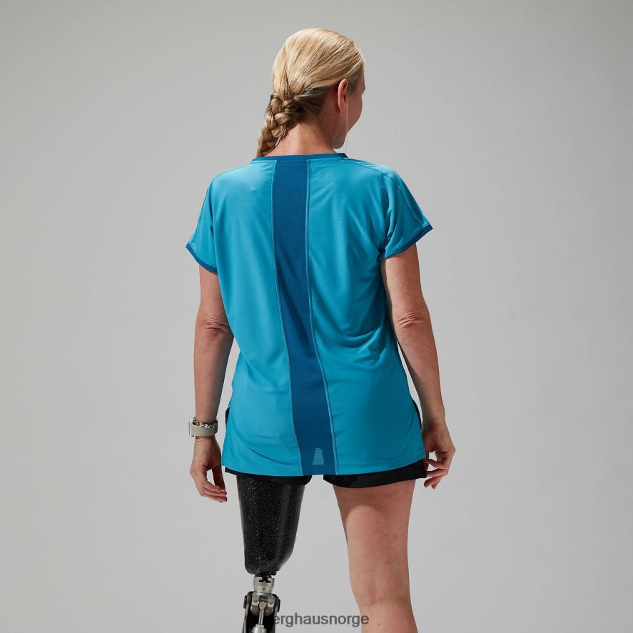 nesna kortermet baselayer Berghaus kvinner blå F262D6517 klær