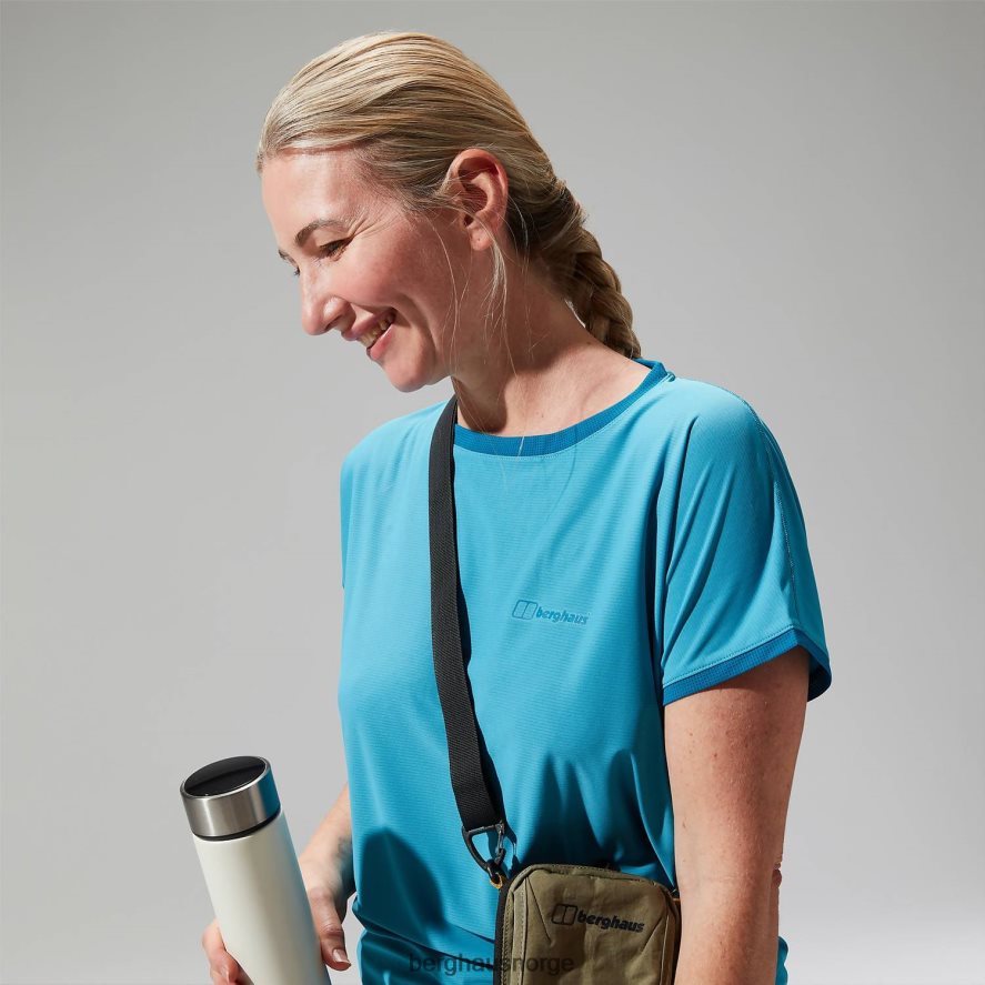 nesna kortermet baselayer Berghaus kvinner blå F262D6517 klær