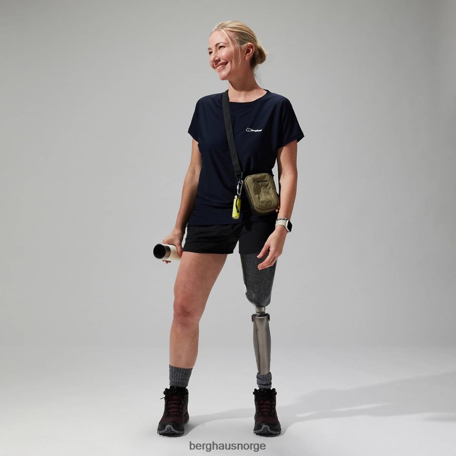 nesna kortermet baselayer Berghaus kvinner marinen F262D6516 klær