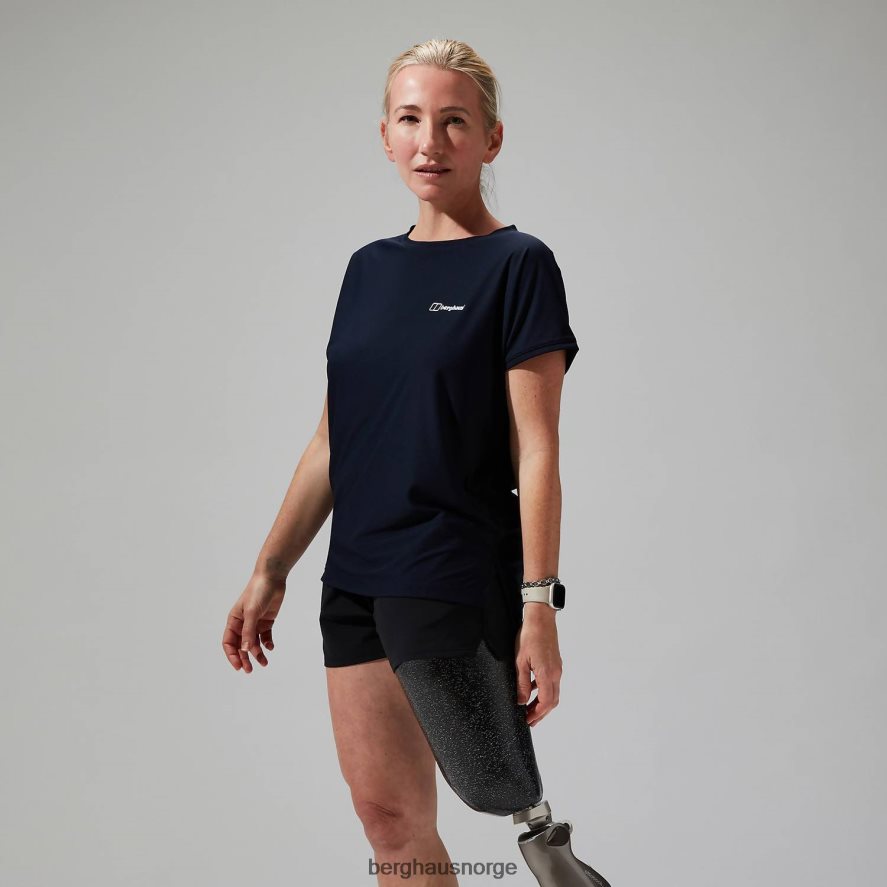 nesna kortermet baselayer Berghaus kvinner marinen F262D6516 klær