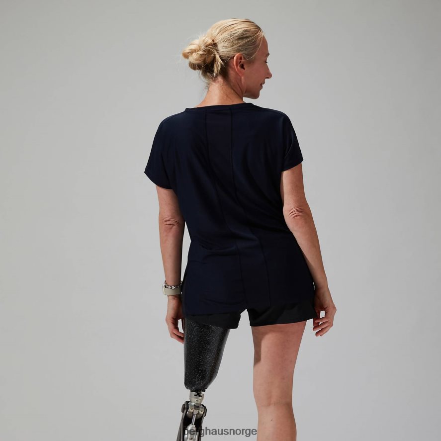 nesna kortermet baselayer Berghaus kvinner marinen F262D6516 klær