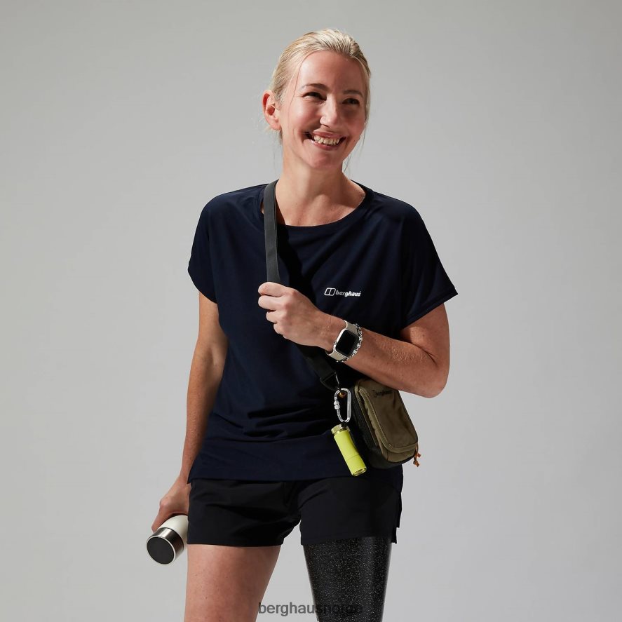 nesna kortermet baselayer Berghaus kvinner marinen F262D6516 klær