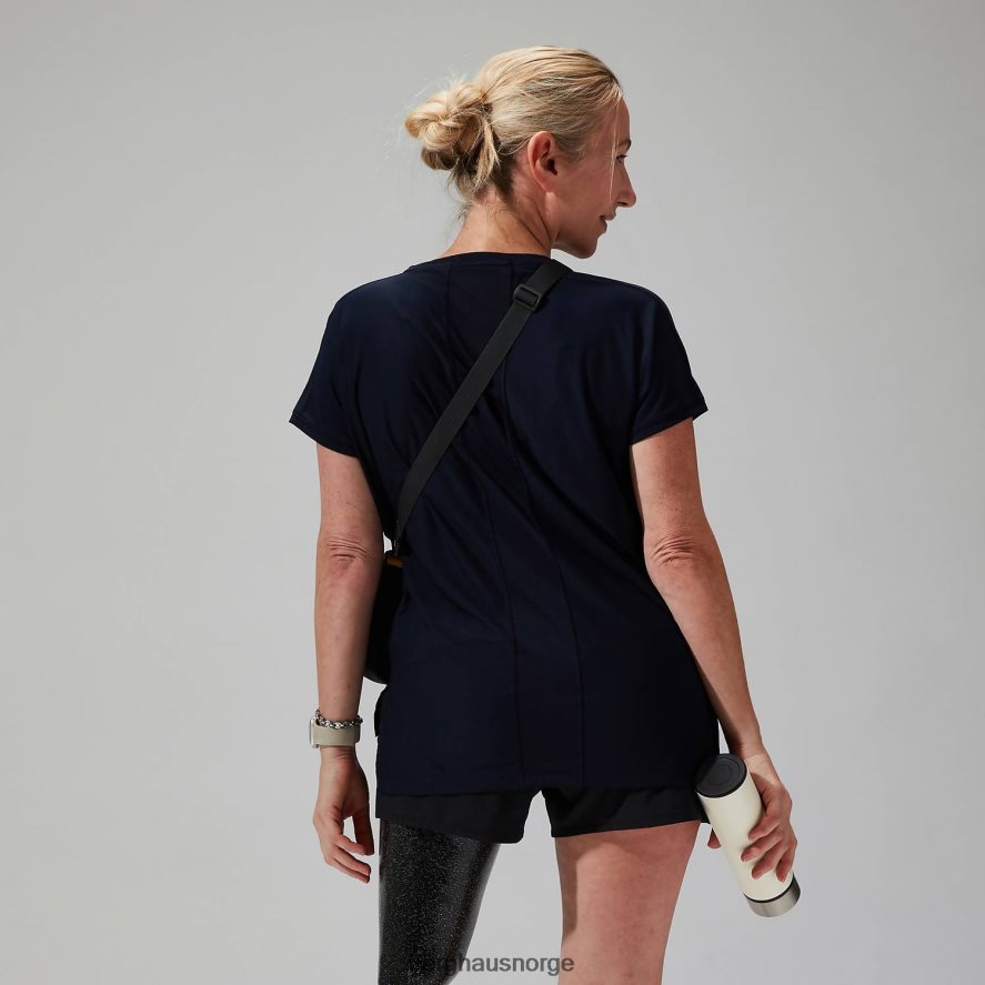 nesna kortermet baselayer Berghaus kvinner marinen F262D6516 klær