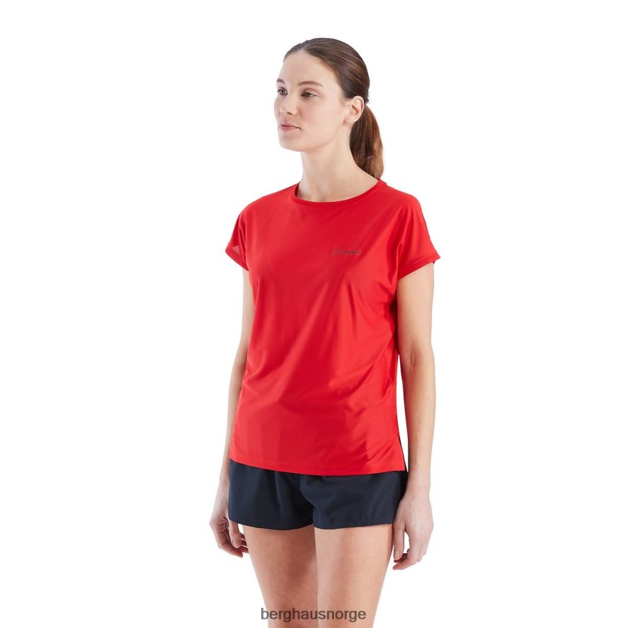 nesna kortermet baselayer Berghaus kvinner rød F262D6519 klær
