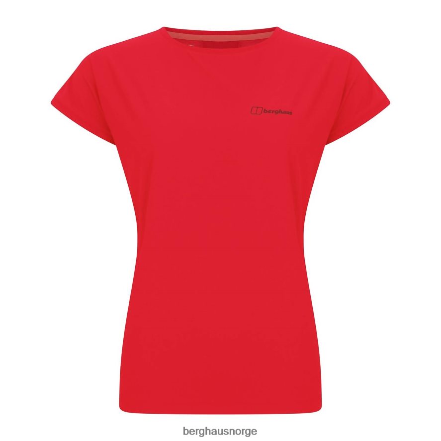 nesna kortermet baselayer Berghaus kvinner rød F262D6519 klær