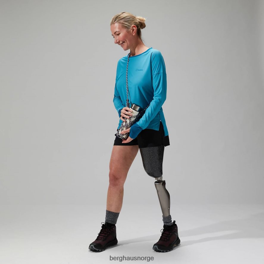 nesna langermet baselayer Berghaus kvinner blå F262D6521 klær