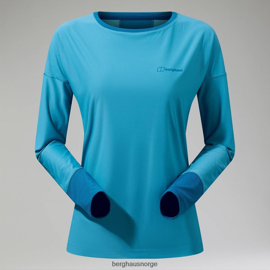 nesna langermet baselayer Berghaus kvinner blå F262D6521 klær