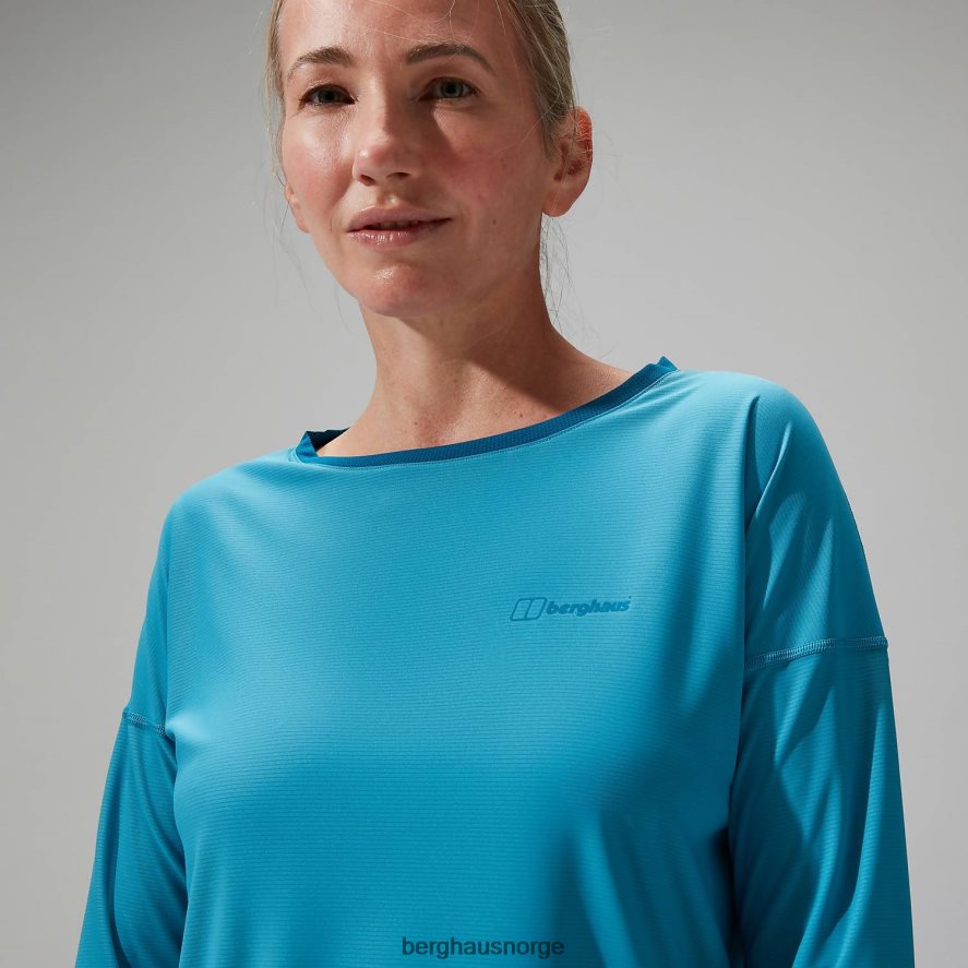 nesna langermet baselayer Berghaus kvinner blå F262D6521 klær