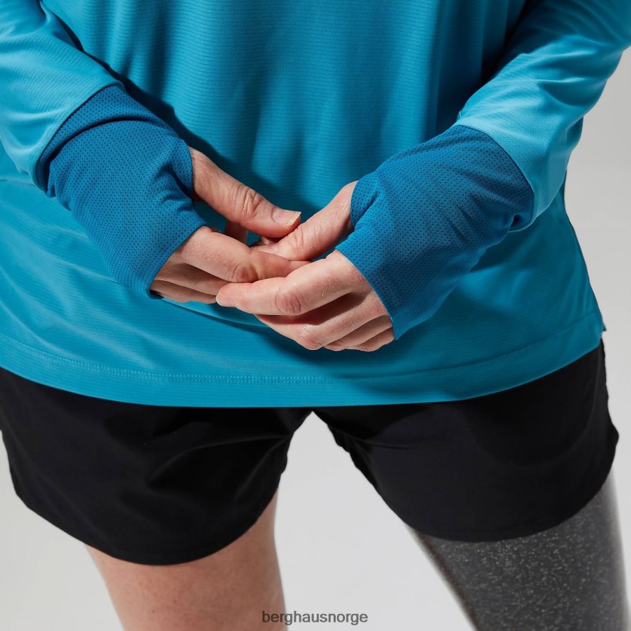 nesna langermet baselayer Berghaus kvinner blå F262D6521 klær