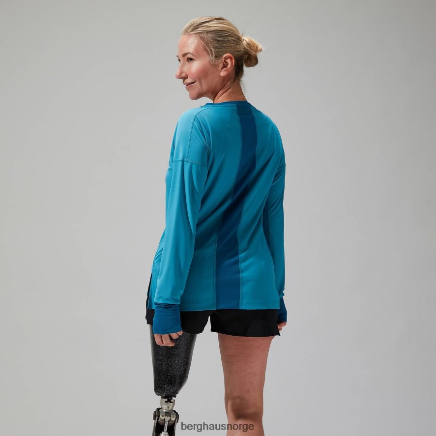 nesna langermet baselayer Berghaus kvinner blå F262D6521 klær