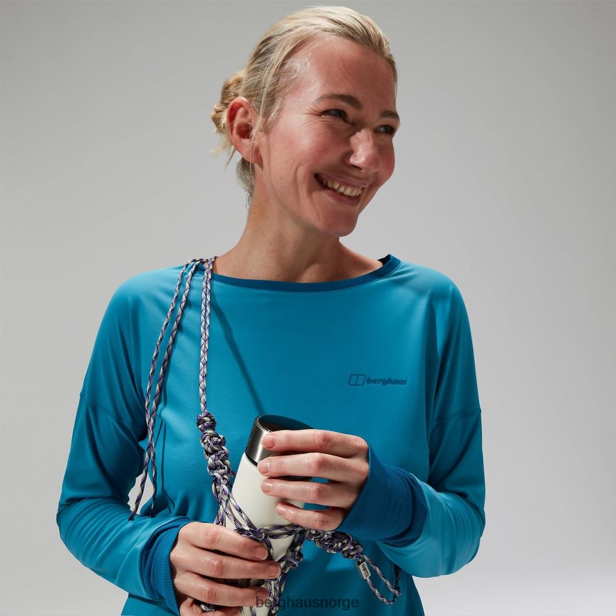 nesna langermet baselayer Berghaus kvinner blå F262D6521 klær
