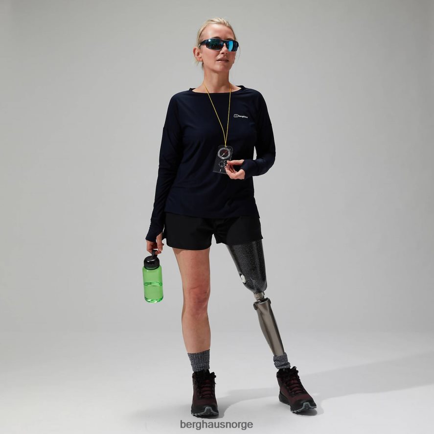 nesna langermet baselayer Berghaus kvinner marinen F262D6520 klær
