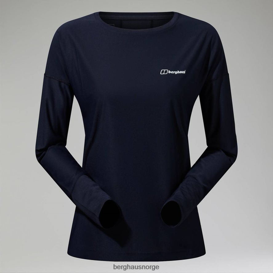 nesna langermet baselayer Berghaus kvinner marinen F262D6520 klær