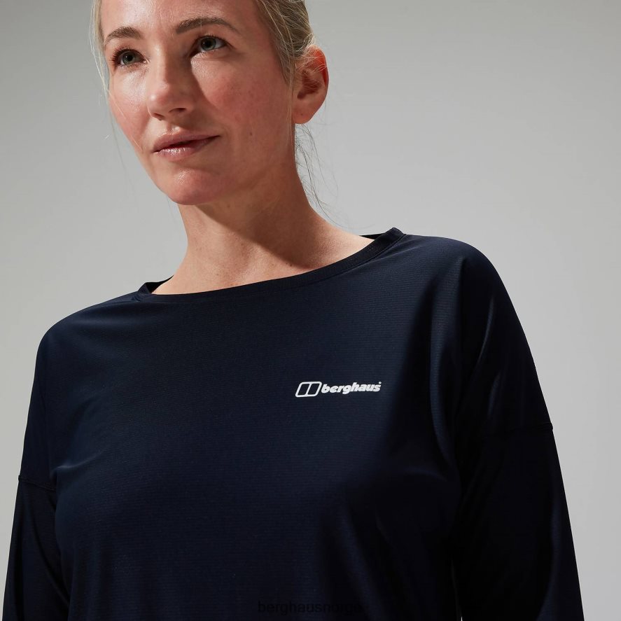 nesna langermet baselayer Berghaus kvinner marinen F262D6520 klær