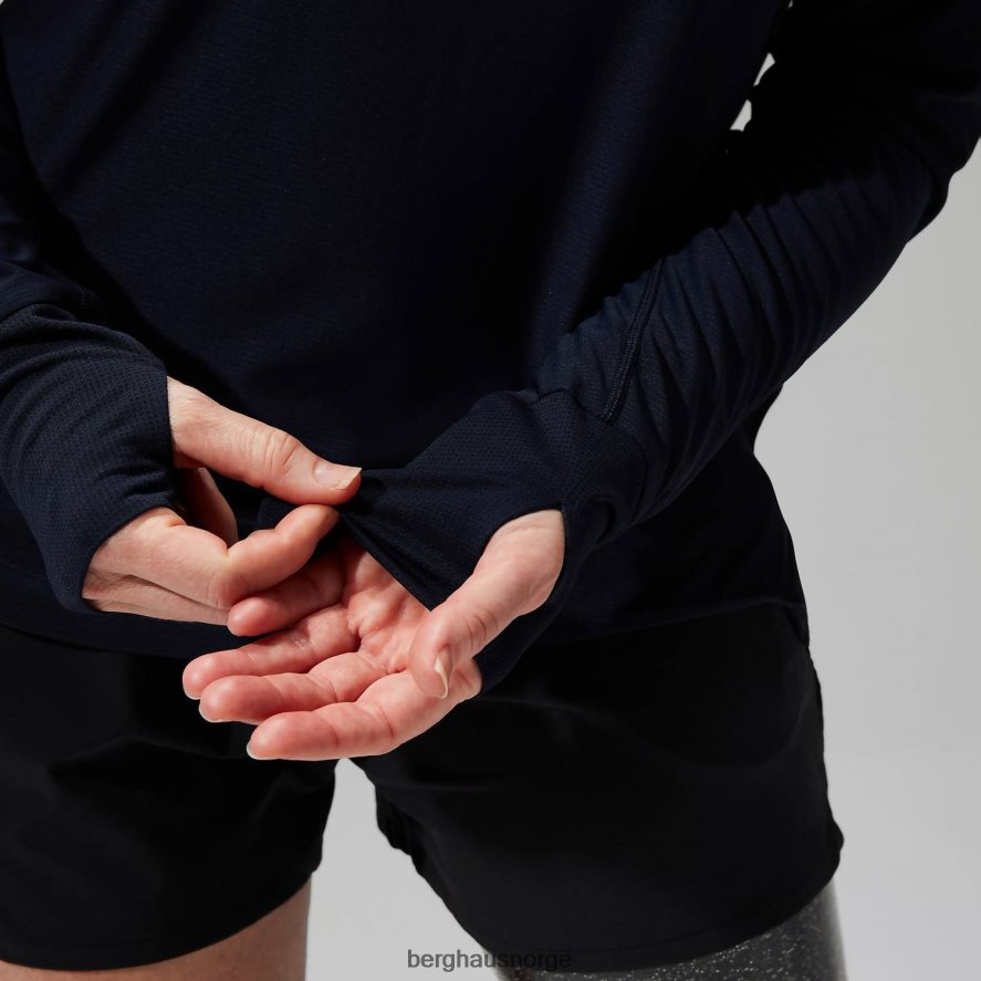 nesna langermet baselayer Berghaus kvinner marinen F262D6520 klær