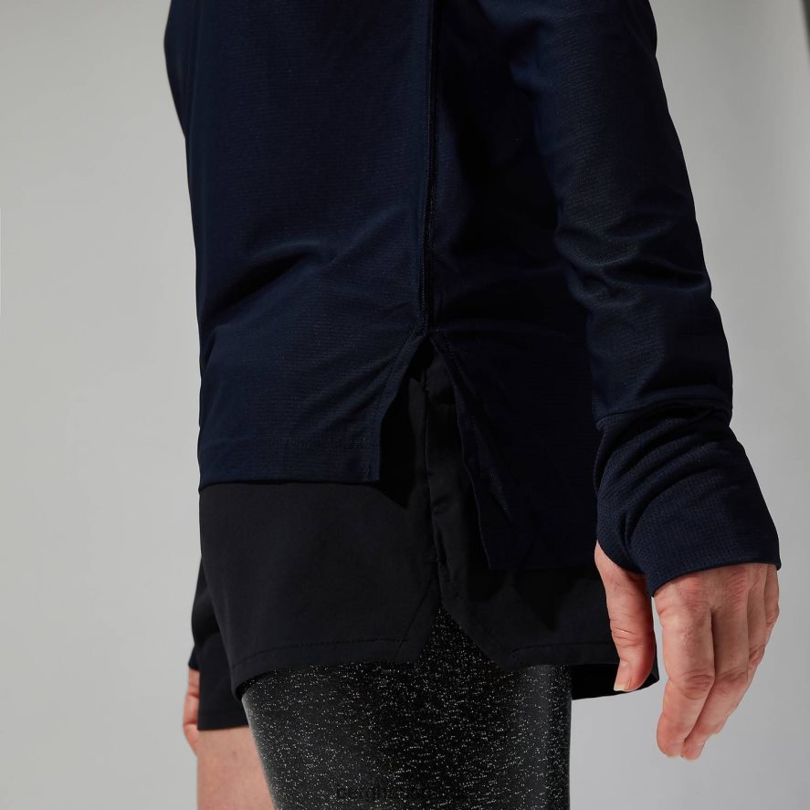 nesna langermet baselayer Berghaus kvinner marinen F262D6520 klær