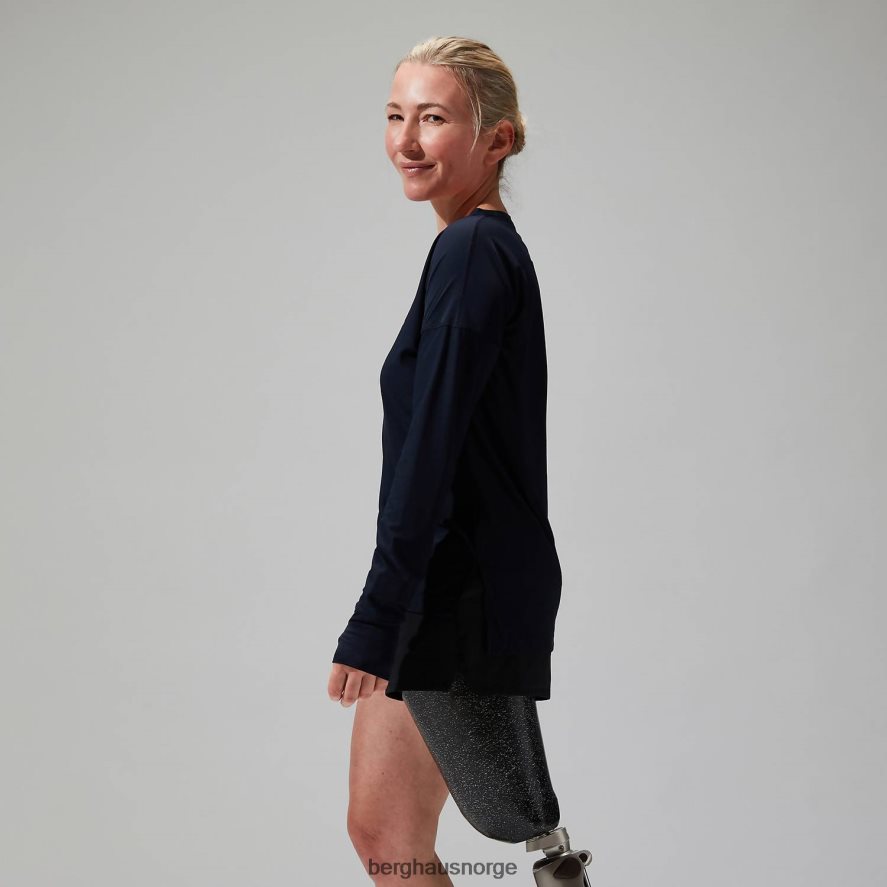 nesna langermet baselayer Berghaus kvinner marinen F262D6520 klær