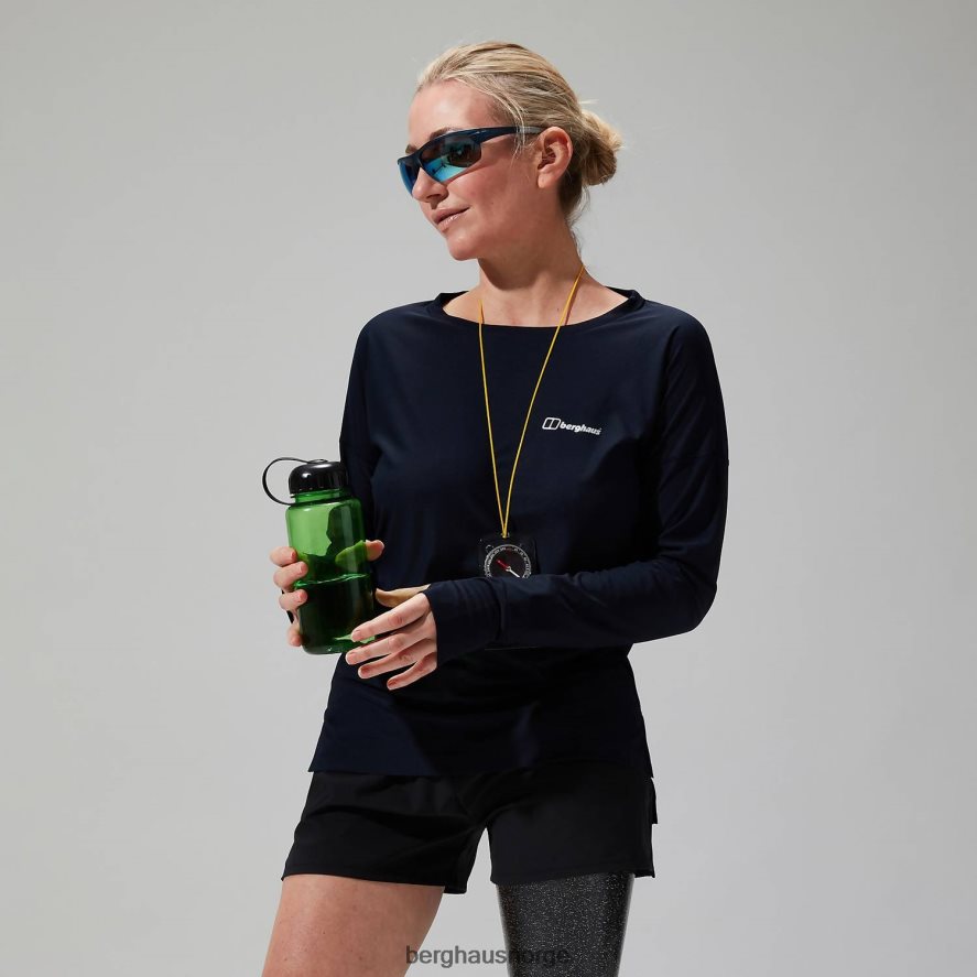 nesna langermet baselayer Berghaus kvinner marinen F262D6520 klær