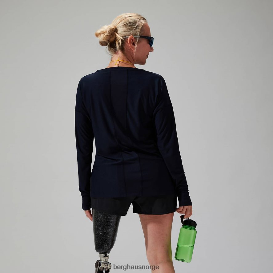 nesna langermet baselayer Berghaus kvinner marinen F262D6520 klær