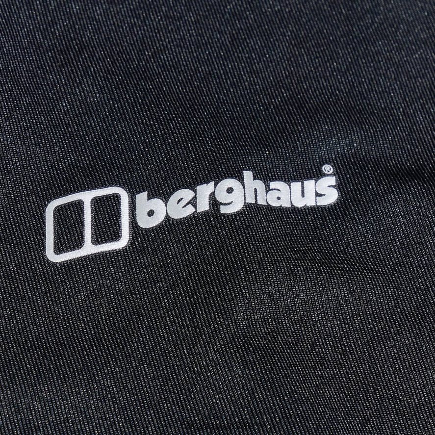 voyager tech tee langermet mannskap Berghaus kvinner mørk grå/svart F262D6510 klær